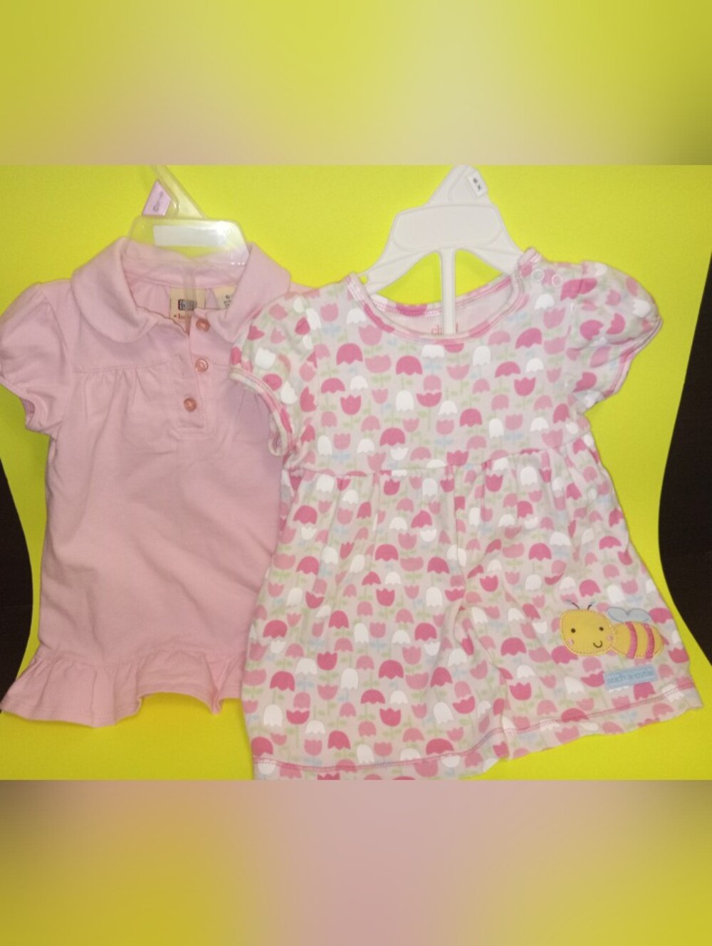 Baby girl pink dress diaper cover bundle 6-9 months
